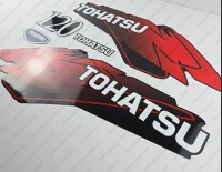 Tohatsu 120HP Two Stroke Outboard Decal Kit Tohatsu 120HP Two Stroke Outboard Decal Kit